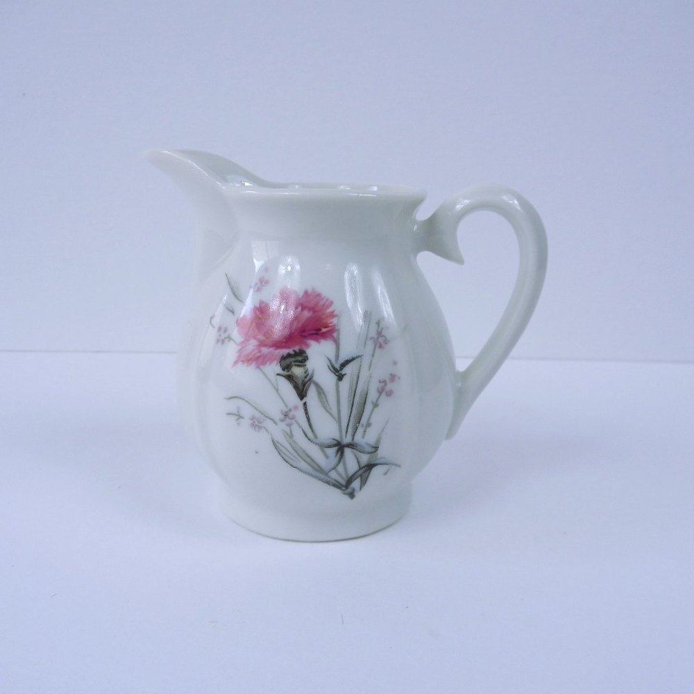 Vintage Japan Antique Creamer Small Pitcher White